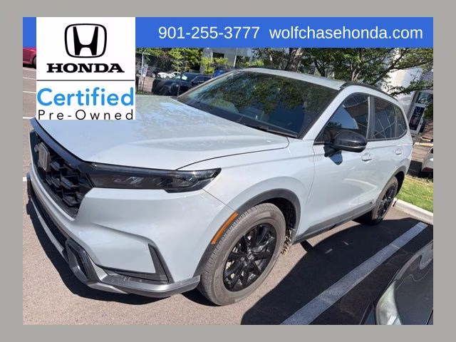 2026 Meteorite Gray Metallic Honda CR-V Hybrid Sport FWD SUV