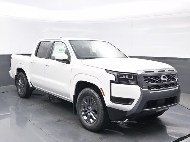 2026 Glacier White Nissan Frontier SV RWD Truck