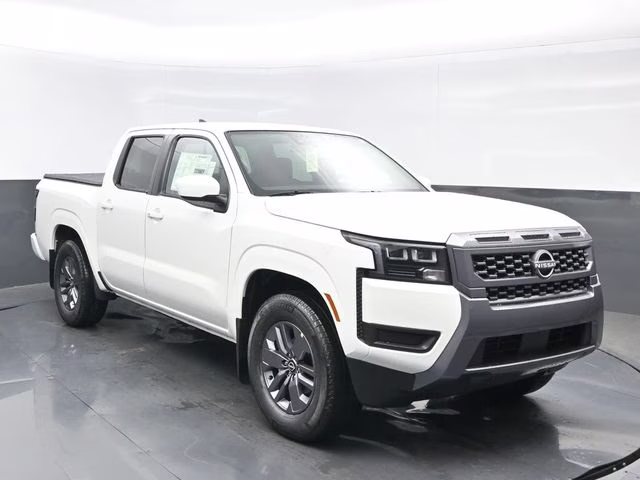2026 Glacier White Nissan Frontier SV RWD Truck