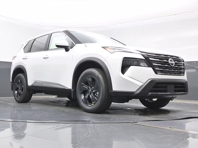2026 Everest White Pearl Tricoat Nissan Rogue SV FWD SUV