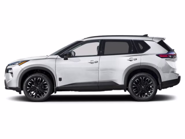 2026 Everest White Pearl Tricoat Nissan Rogue Dark Armor AWD SUV