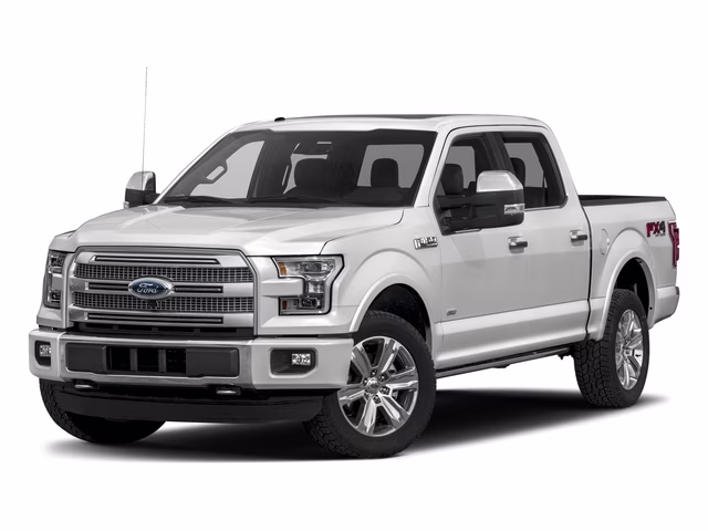 2017 White Platinum Ford F-150 Platinum 4X4 Truck
