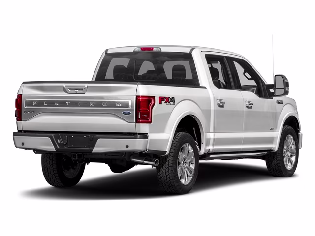 2017 White Platinum Ford F-150 Platinum 4X4 Truck