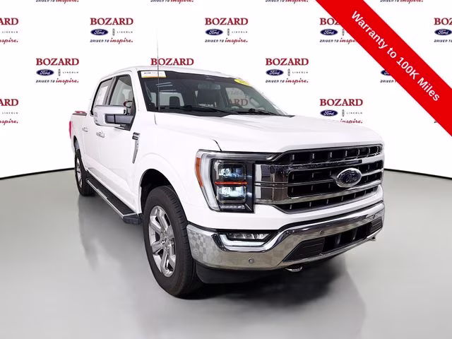 2023 White Metallic Ford F-150 Lariat 4X4 Truck
