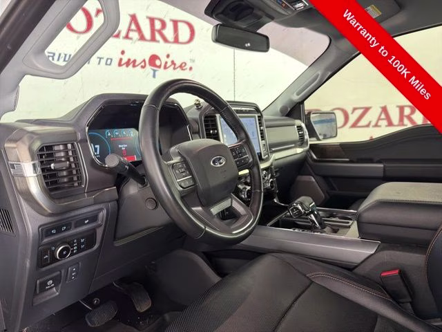 2023 White Metallic Ford F-150 Lariat 4X4 Truck