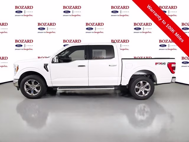 2023 White Metallic Ford F-150 Lariat 4X4 Truck