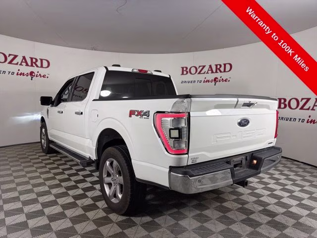 2023 White Metallic Ford F-150 Lariat 4X4 Truck