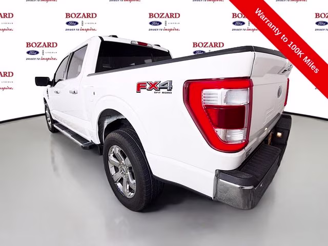 2023 White Metallic Ford F-150 Lariat 4X4 Truck