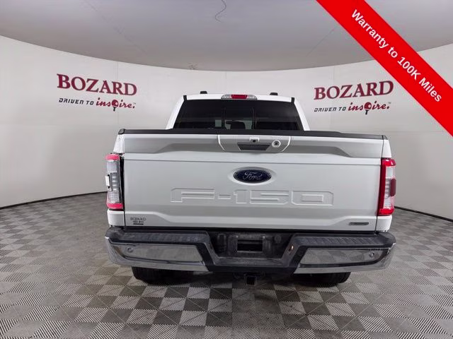2023 White Metallic Ford F-150 Lariat 4X4 Truck