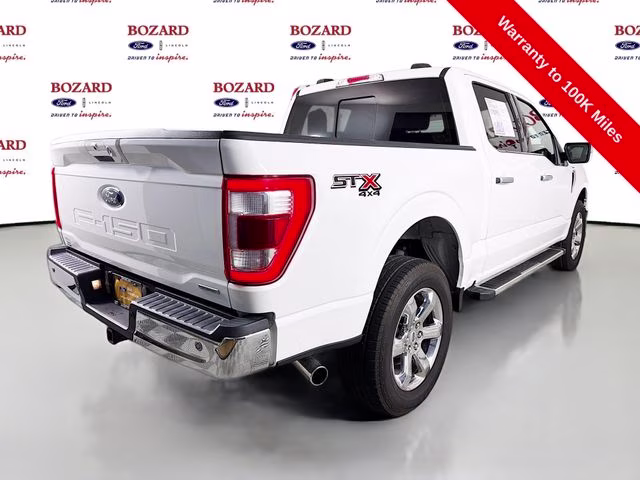 2023 White Metallic Ford F-150 Lariat 4X4 Truck