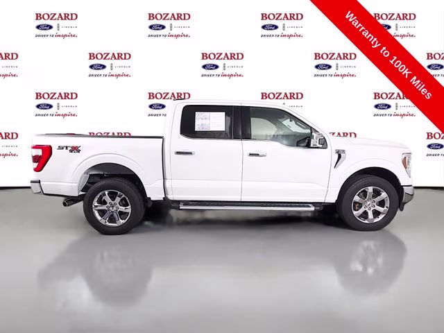 2023 White Metallic Ford F-150 Lariat 4X4 Truck