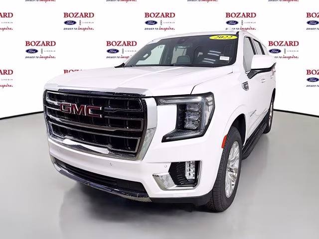 2022 White Frost GMC Yukon SLT RWD SUV