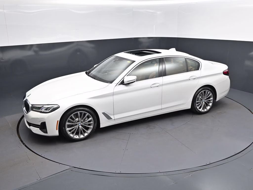2023 Mineral White Metallic BMW 5 Series 530i RWD Sedan