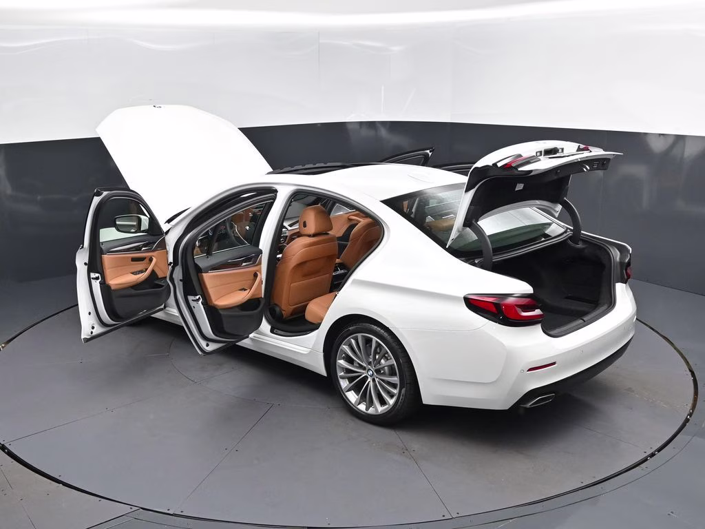 2023 Mineral White Metallic BMW 5 Series 530i RWD Sedan