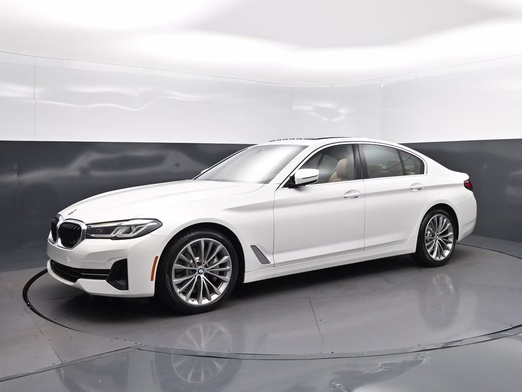 2023 Mineral White Metallic BMW 5 Series 530i RWD Sedan