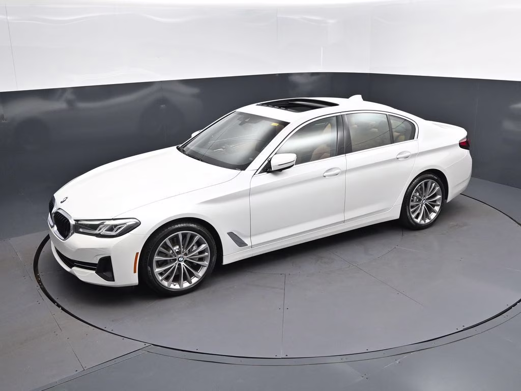 2023 Mineral White Metallic BMW 5 Series 530i RWD Sedan