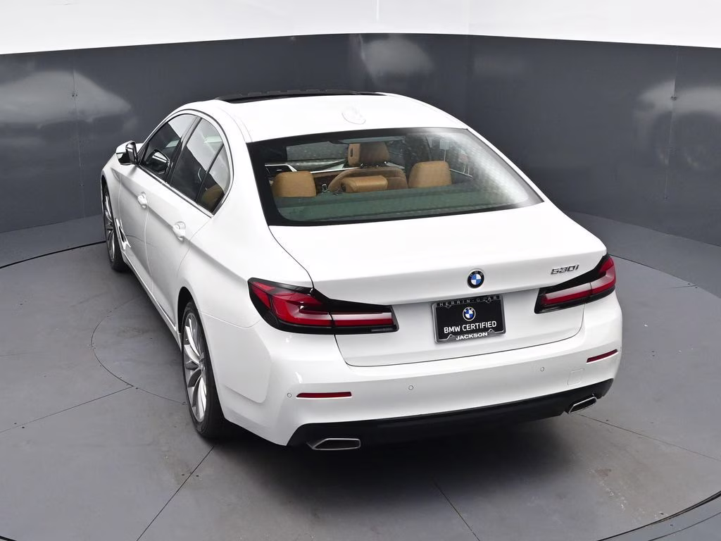 2023 Mineral White Metallic BMW 5 Series 530i RWD Sedan