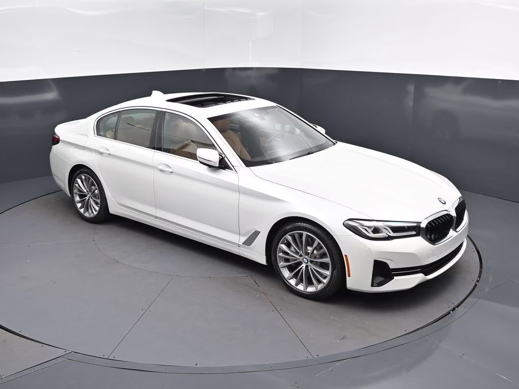 2023 Mineral White Metallic BMW 5 Series 530i RWD Sedan