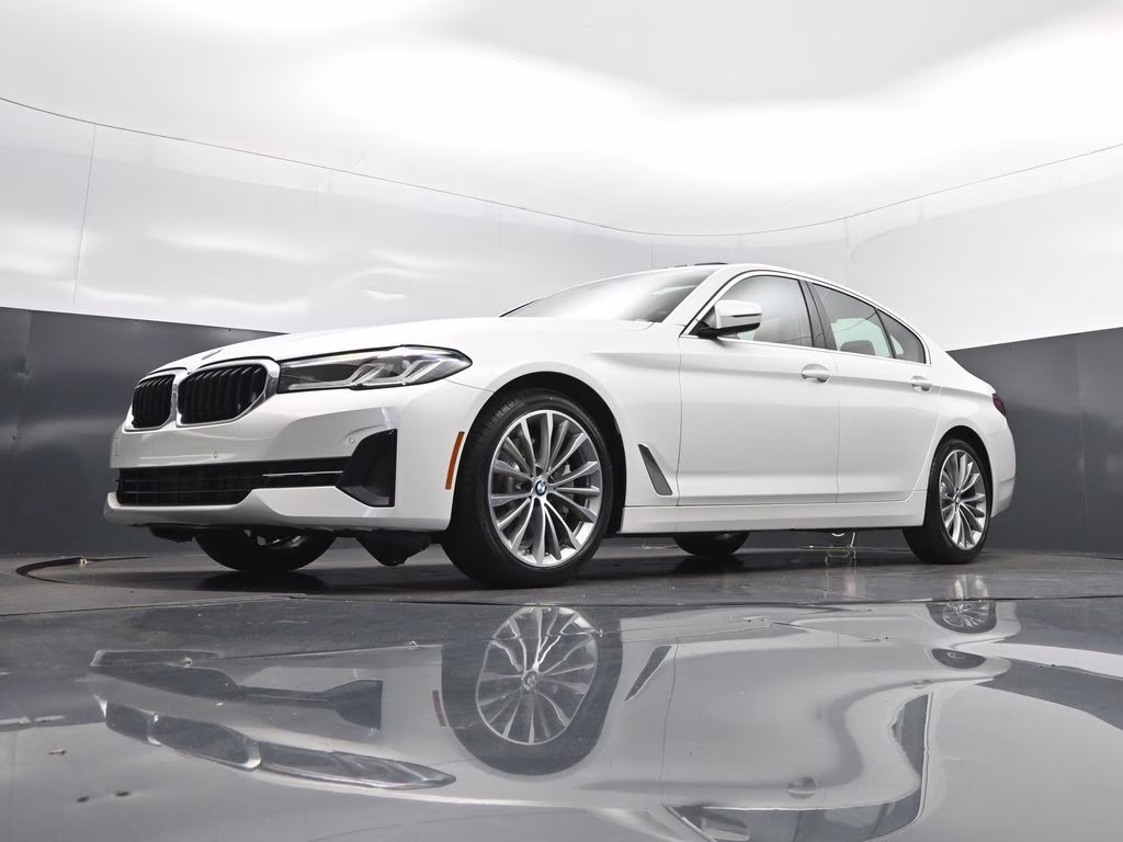 2023 Mineral White Metallic BMW 5 Series 530i RWD Sedan