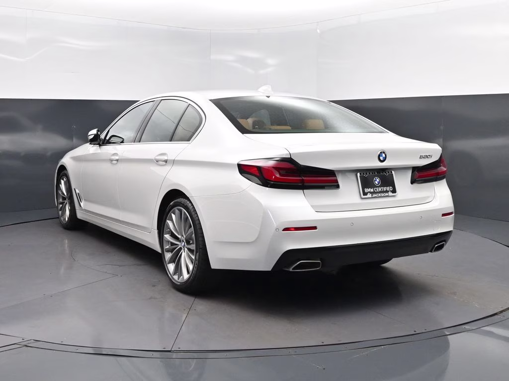 2023 Mineral White Metallic BMW 5 Series 530i RWD Sedan