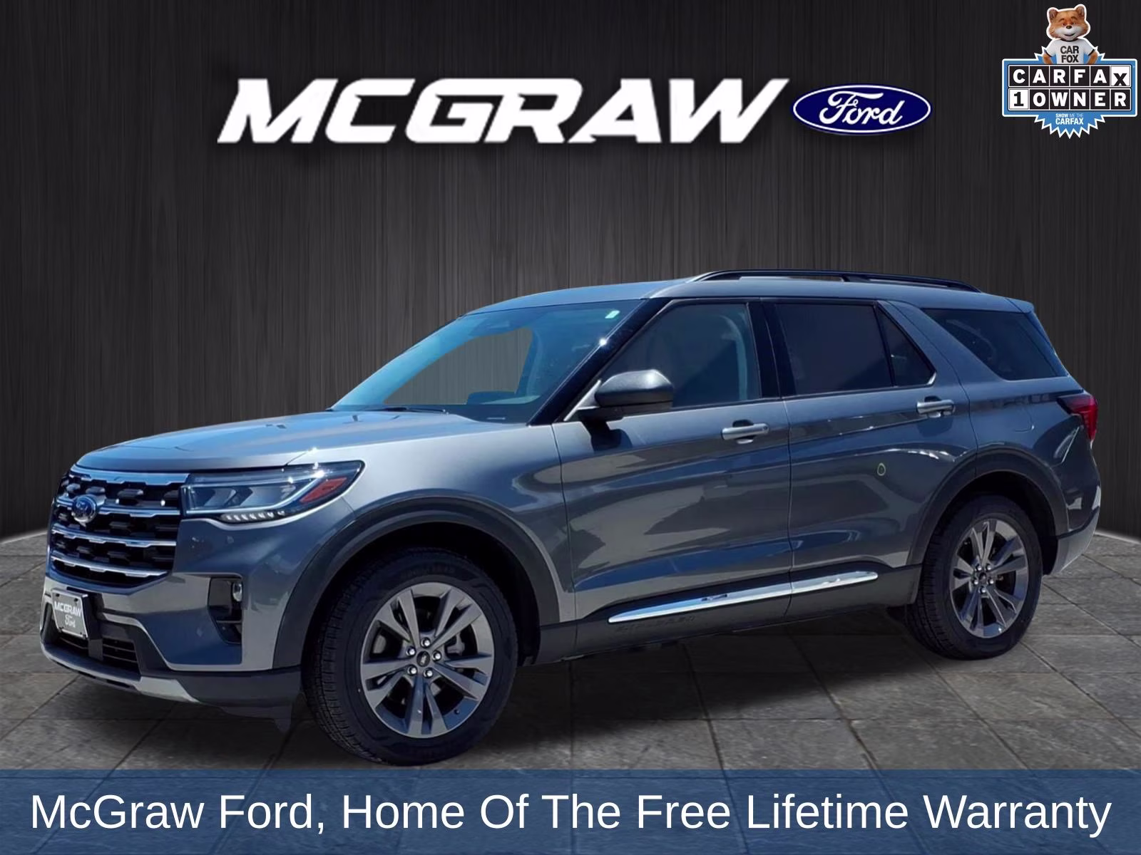 2025 Gray Metallic Ford Explorer Active 4X4 SUV