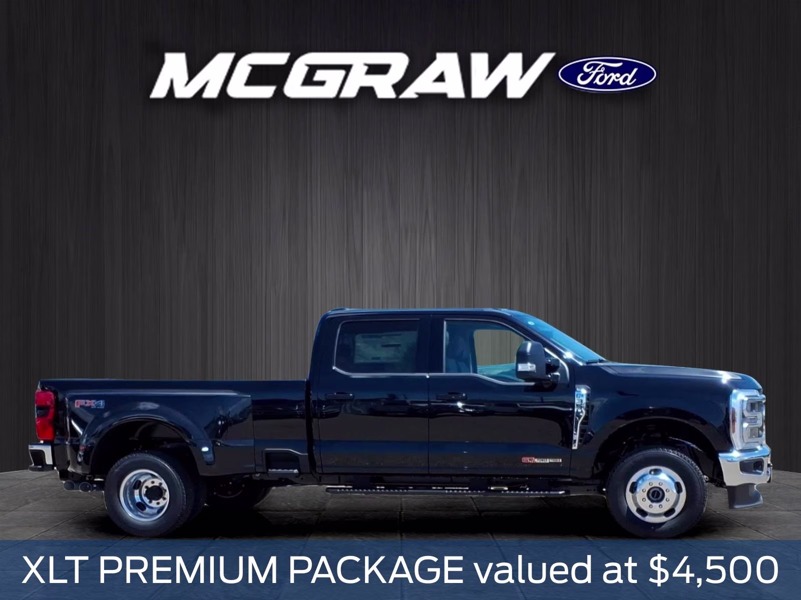 2026 Black Metallic Ford Super Duty F-350 DRW XLT 4X4 Truck
