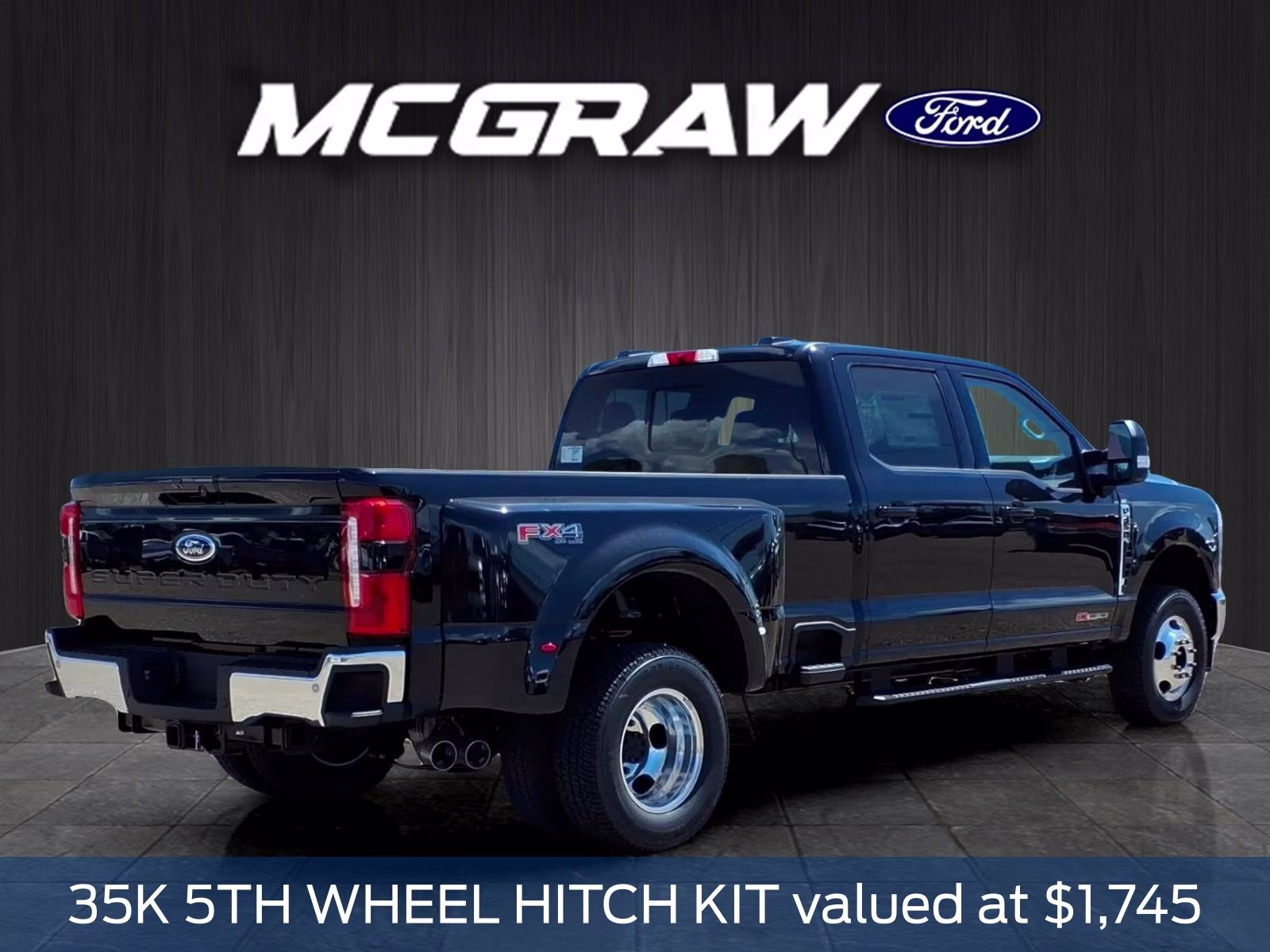 2026 Black Metallic Ford Super Duty F-350 DRW XLT 4X4 Truck