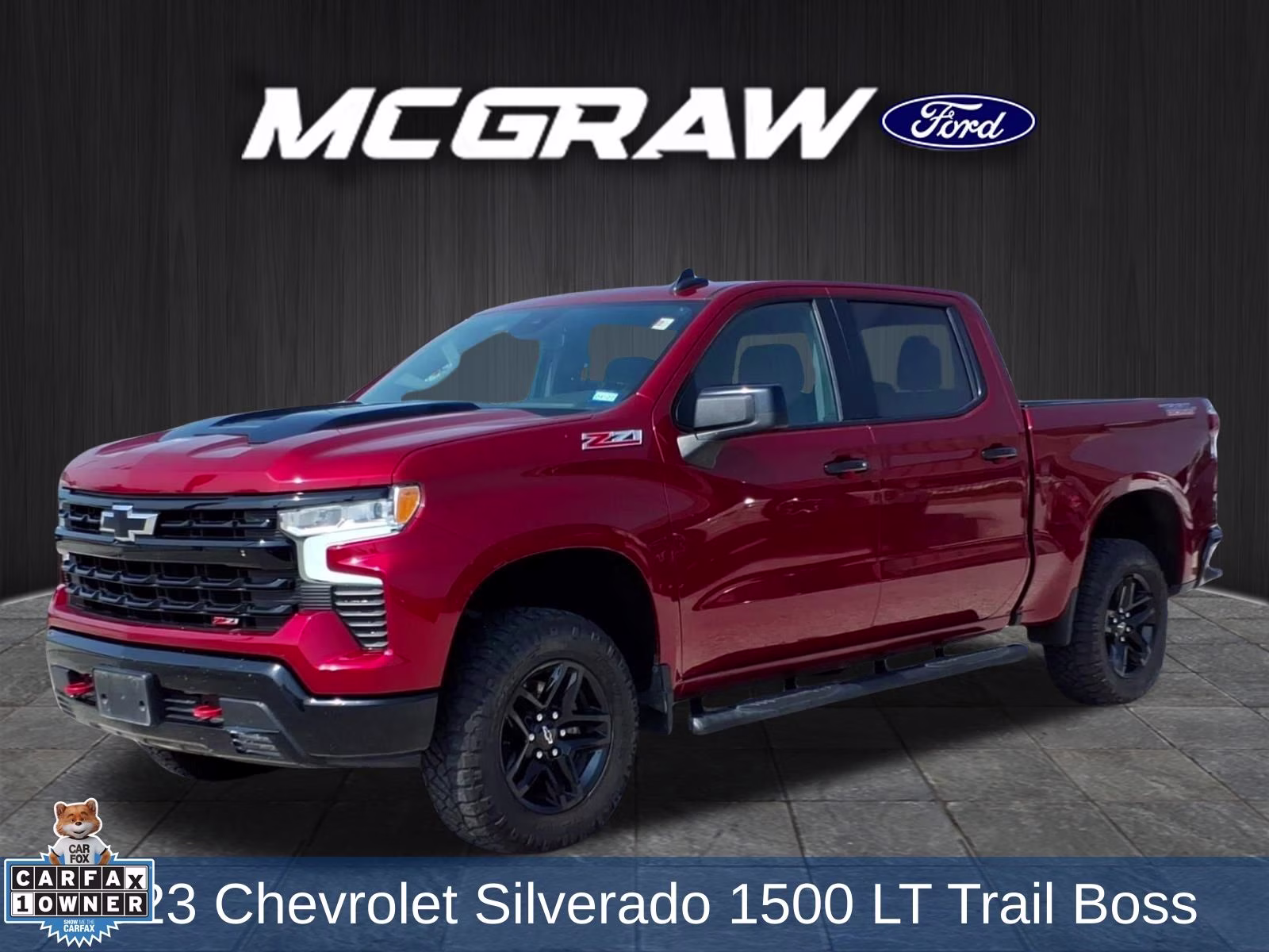 2023 Radiant Red Chevrolet Silverado 1500 LT Trail Boss 4X4 Truck