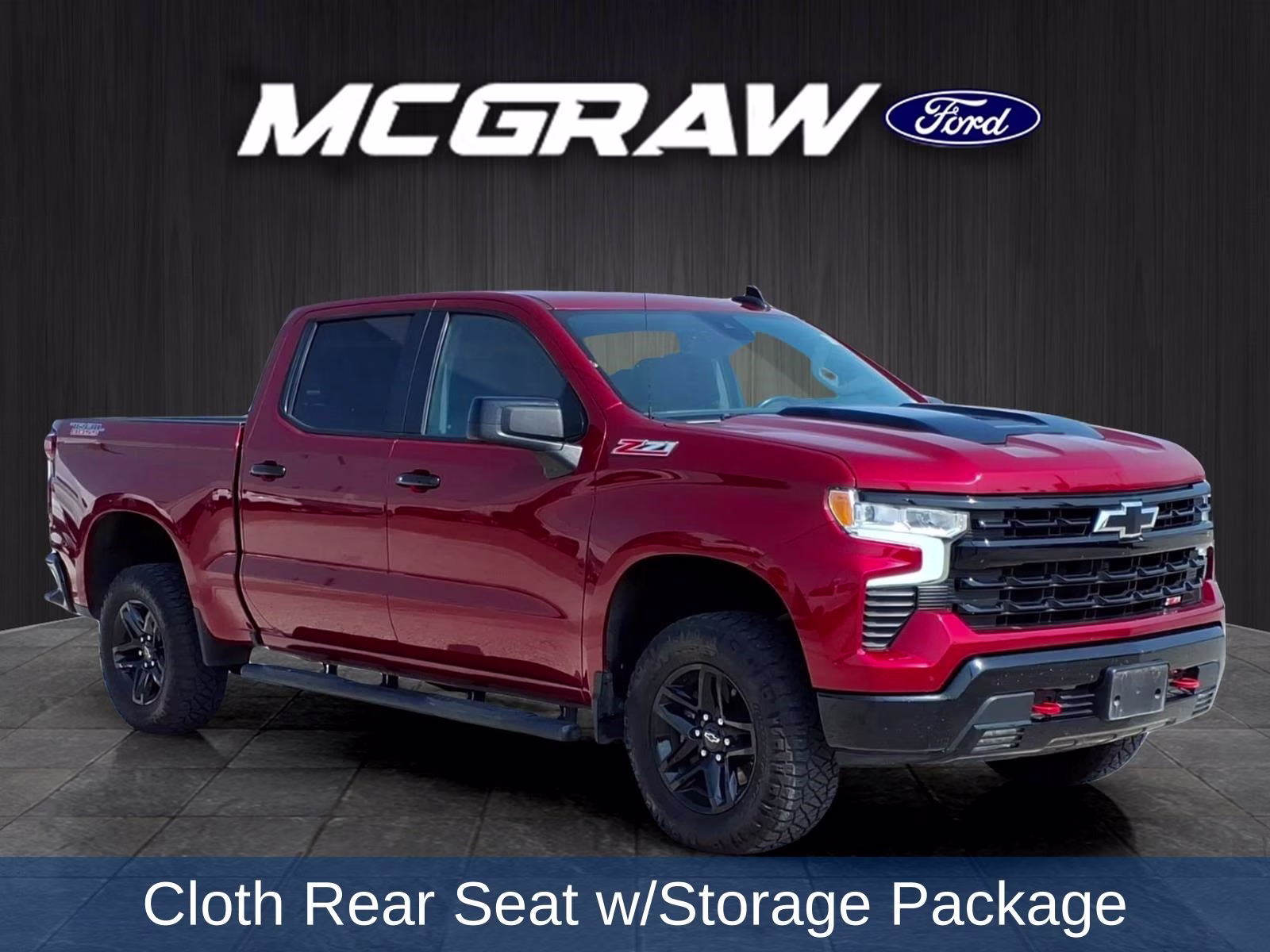 2023 Radiant Red Chevrolet Silverado 1500 LT Trail Boss 4X4 Truck