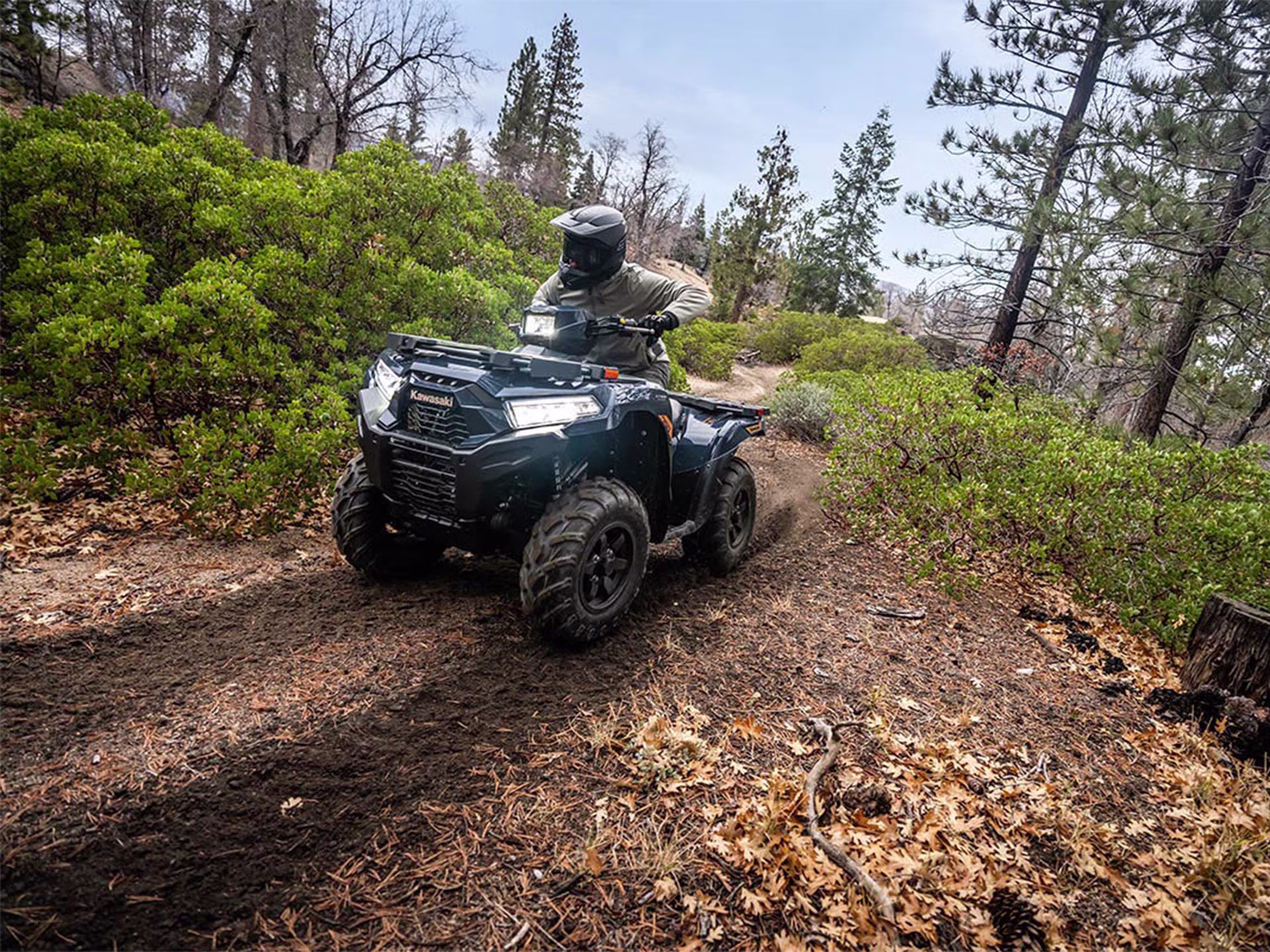 2026 Grayish Blue Kawasaki Brute Force 750 EPS EPS ATV