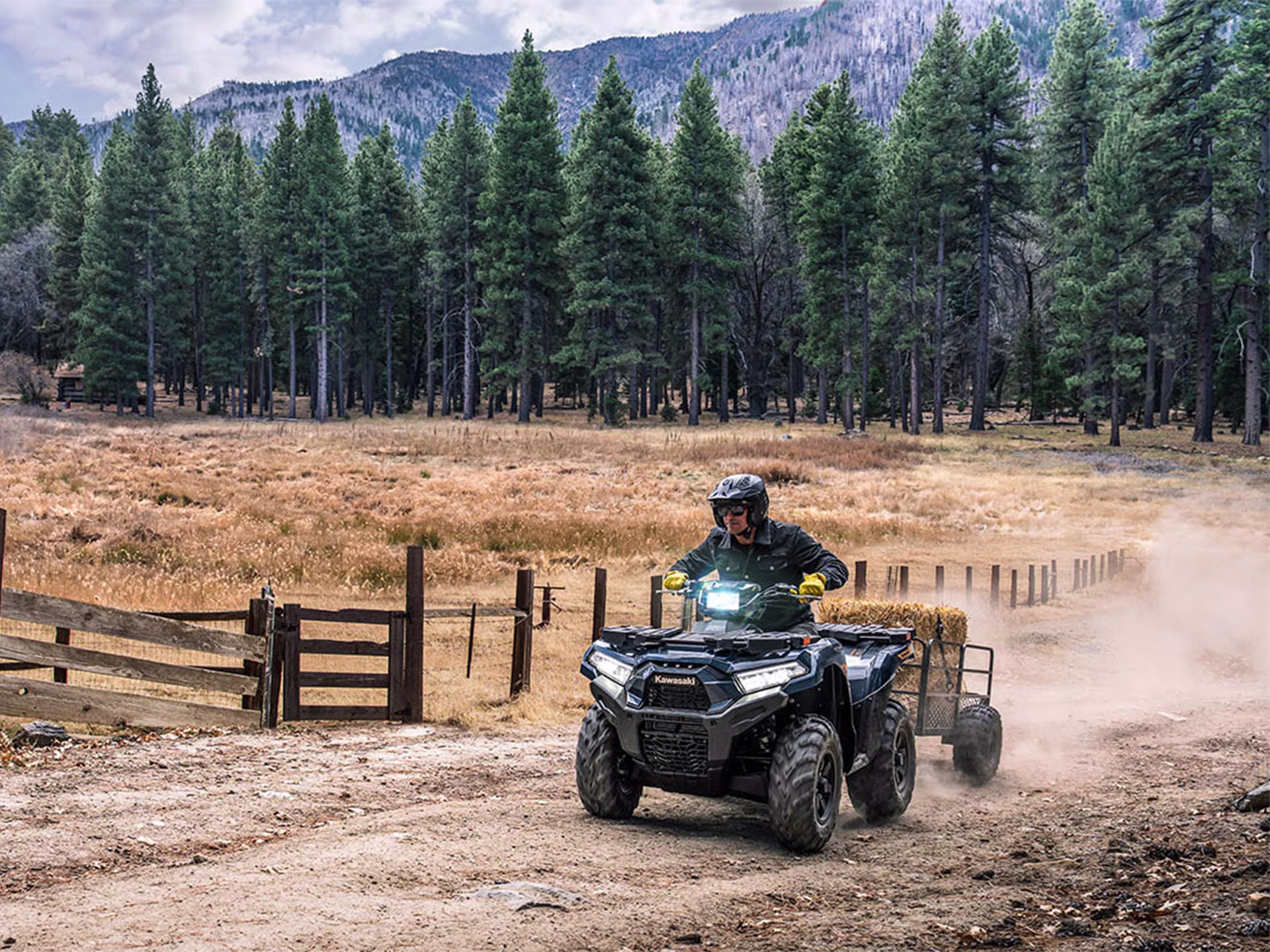 2026 Grayish Blue Kawasaki Brute Force 750 EPS EPS ATV