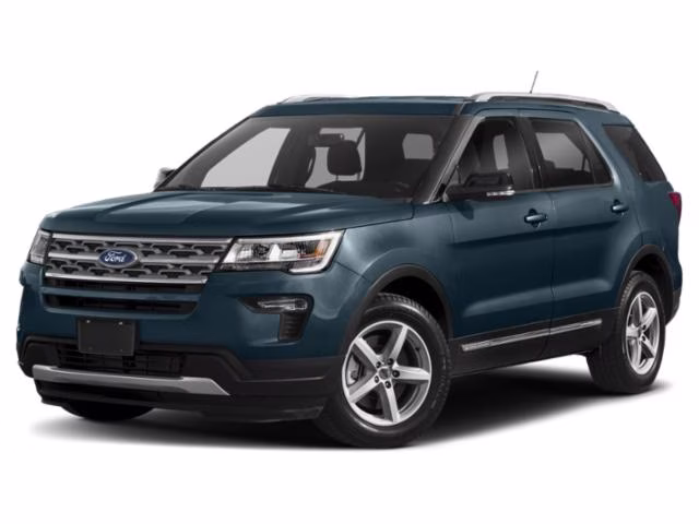 2018 Blue Ford Explorer XLT 4X4 SUV