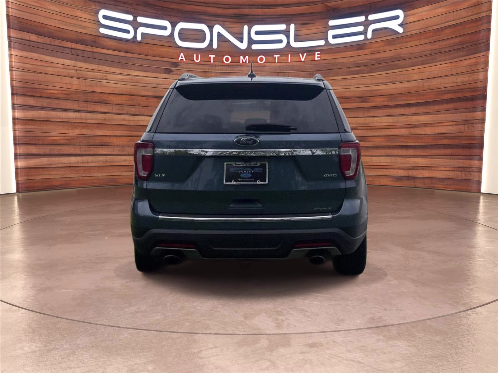 2018 Blue Ford Explorer XLT 4X4 SUV