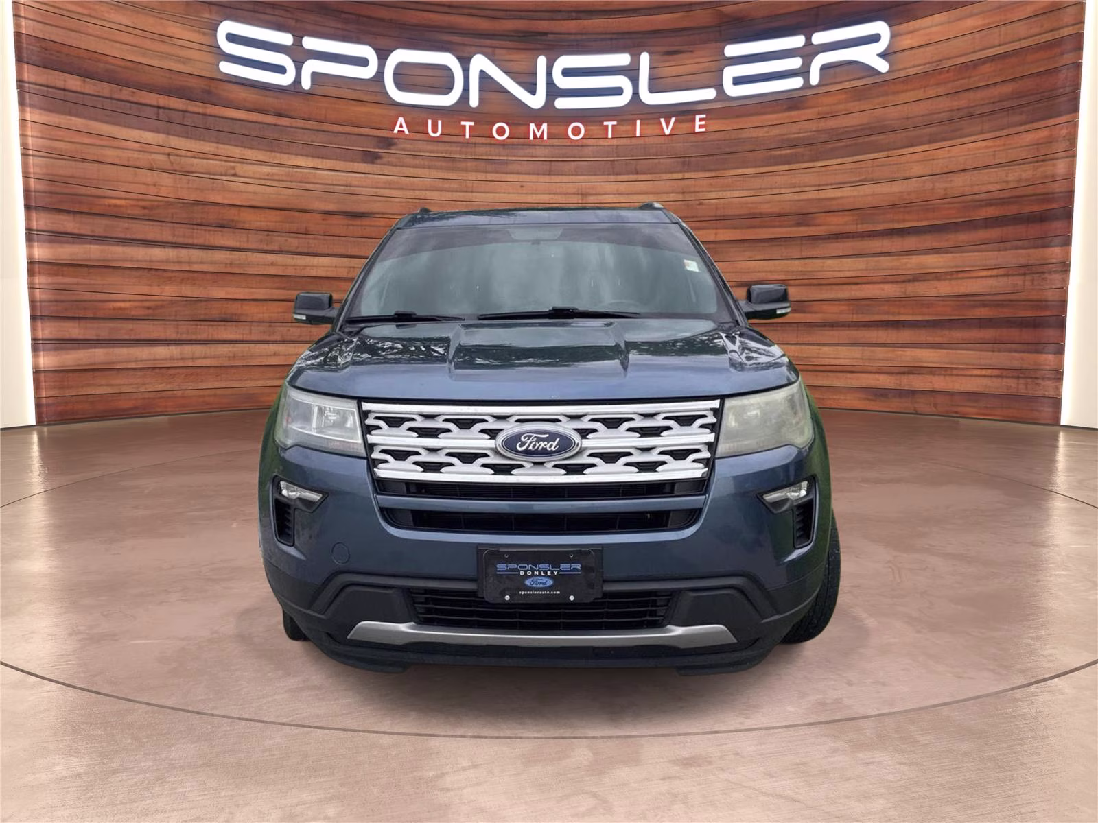 2018 Blue Ford Explorer XLT 4X4 SUV