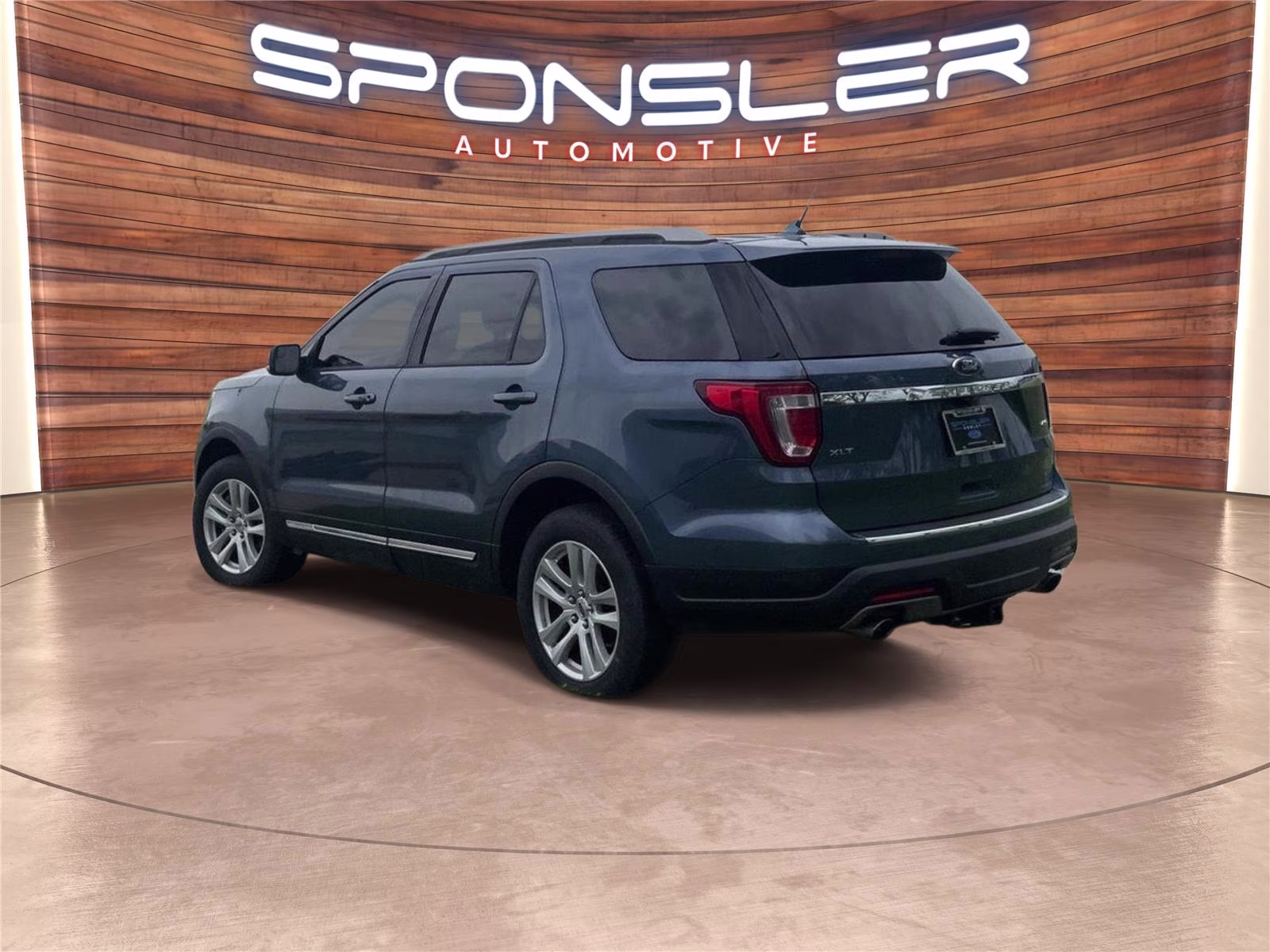 2018 Blue Ford Explorer XLT 4X4 SUV