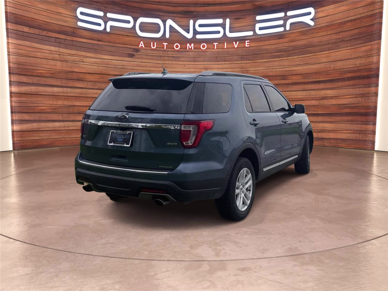 2018 Blue Ford Explorer XLT 4X4 SUV