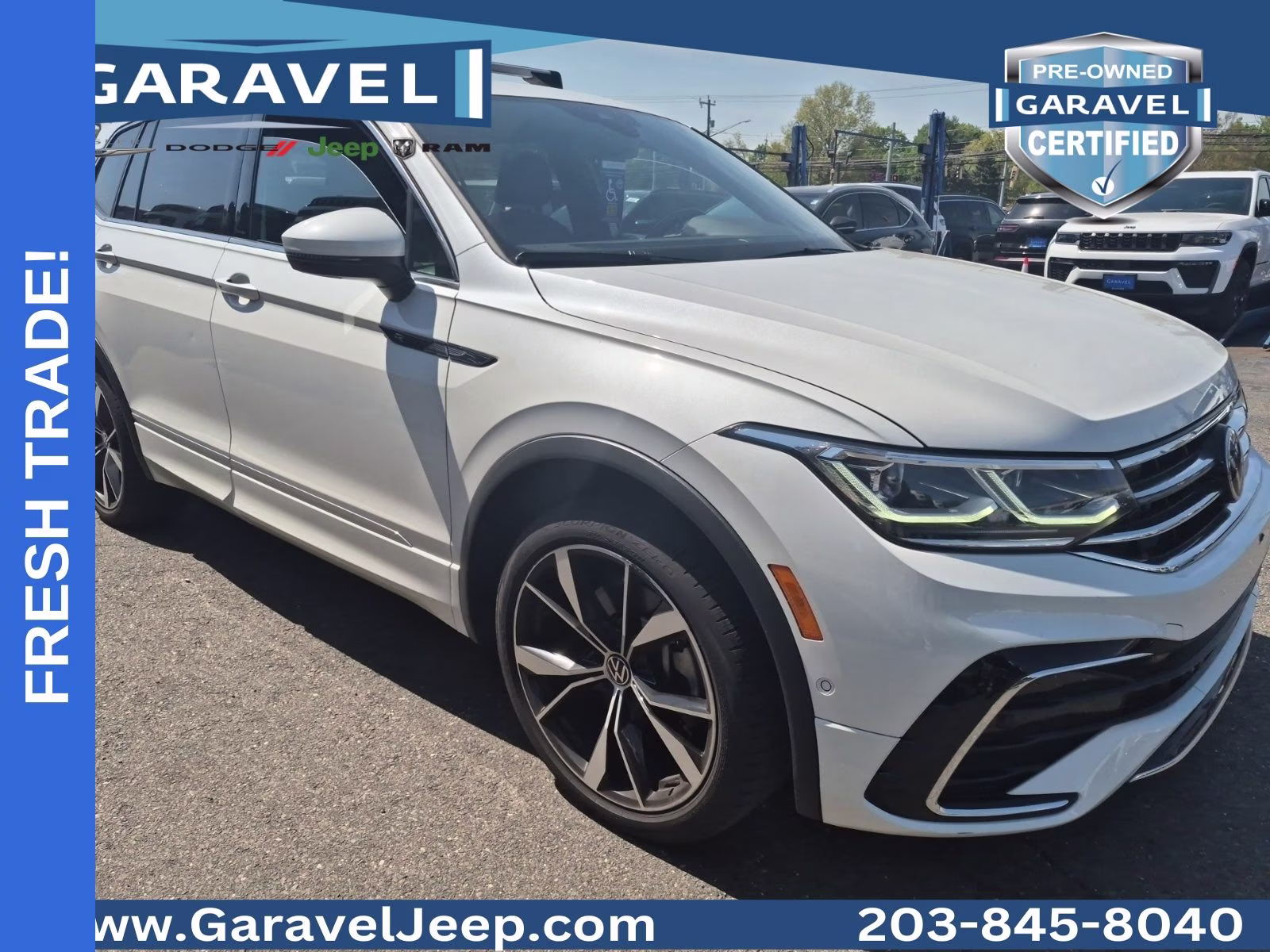 2024 Opal White Volkswagen Tiguan 2.0T SEL R-Line AWD SUV