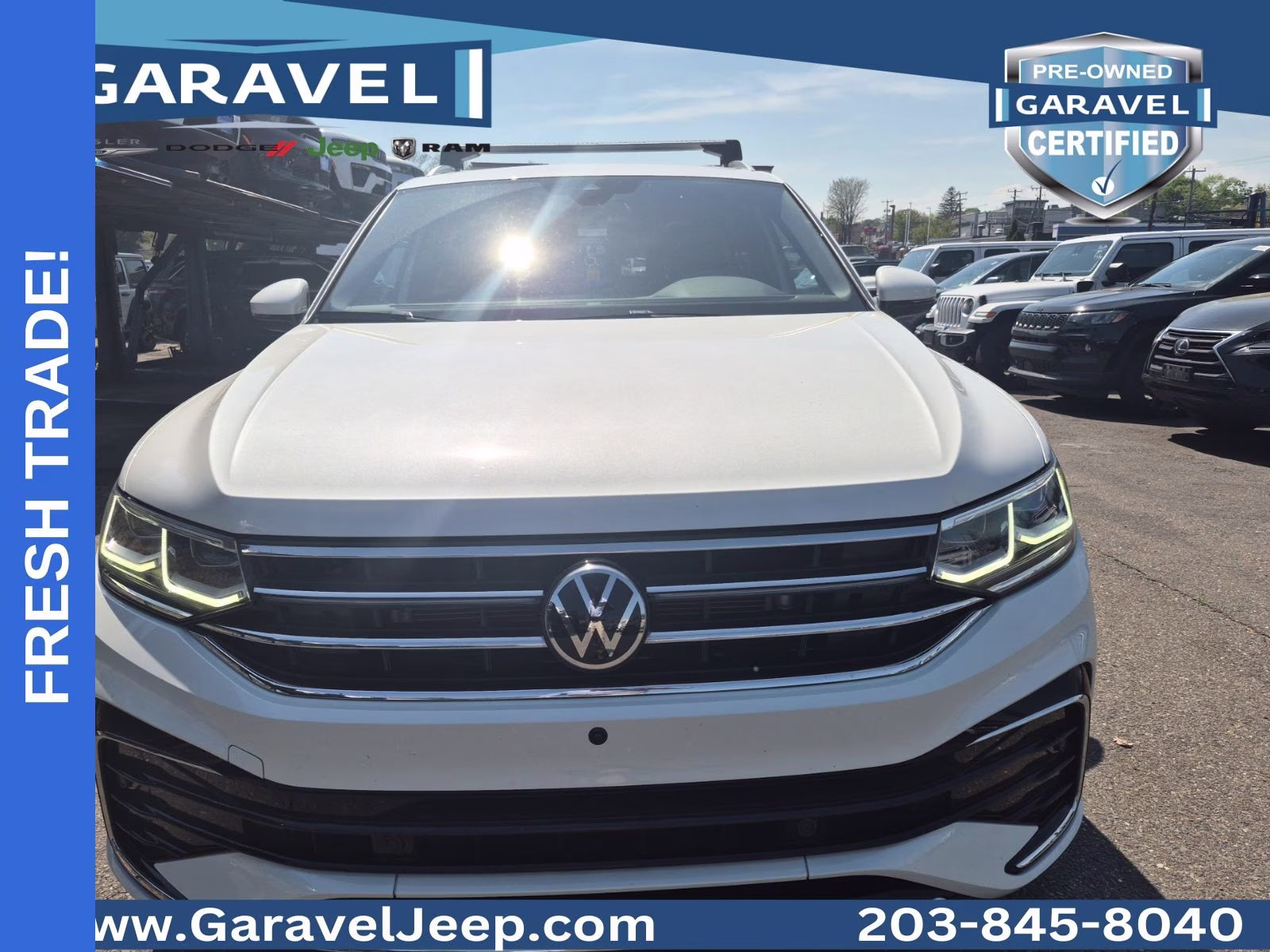 2024 Opal White Volkswagen Tiguan 2.0T SEL R-Line AWD SUV