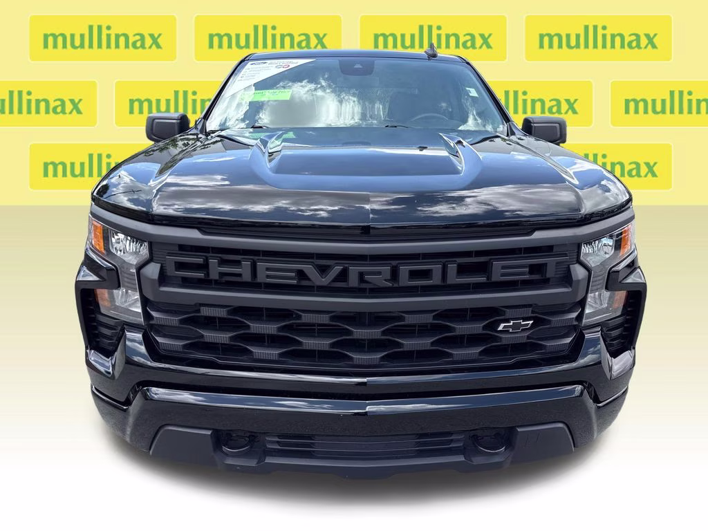 2024 Black Chevrolet Silverado 1500 Custom RWD Truck