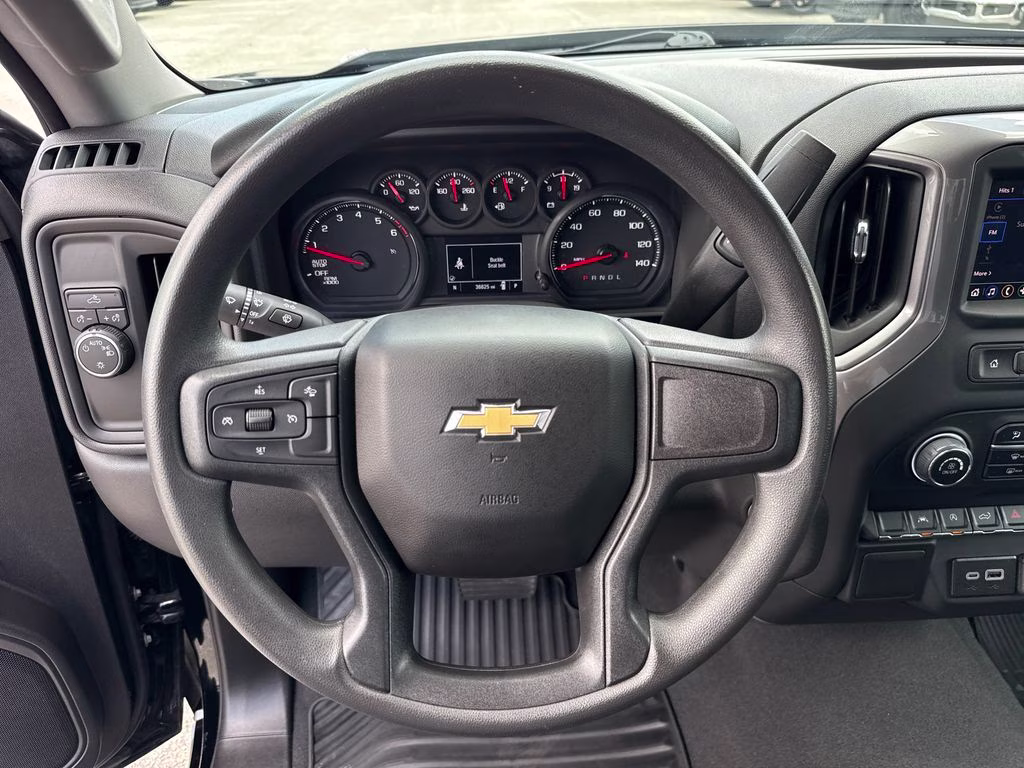 2024 Black Chevrolet Silverado 1500 Custom RWD Truck