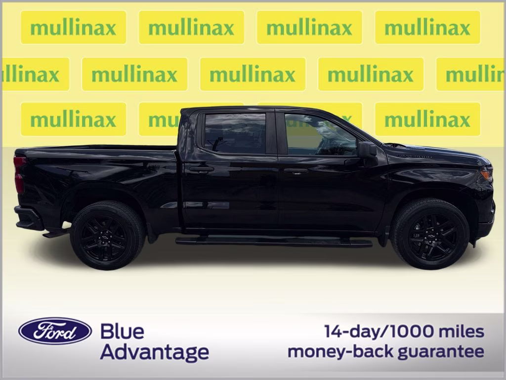 2024 Black Chevrolet Silverado 1500 Custom RWD Truck