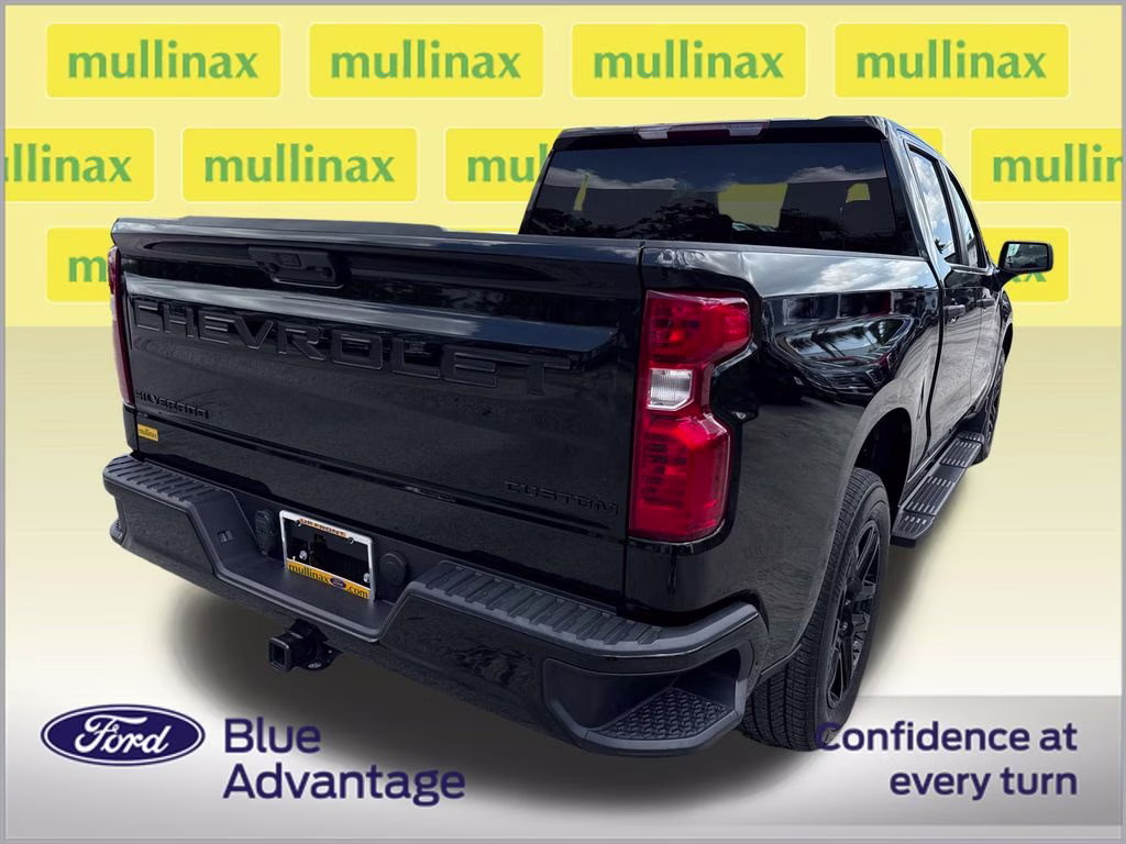 2024 Black Chevrolet Silverado 1500 Custom RWD Truck