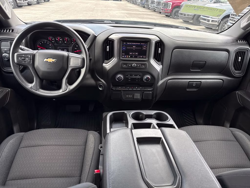 2024 Black Chevrolet Silverado 1500 Custom RWD Truck
