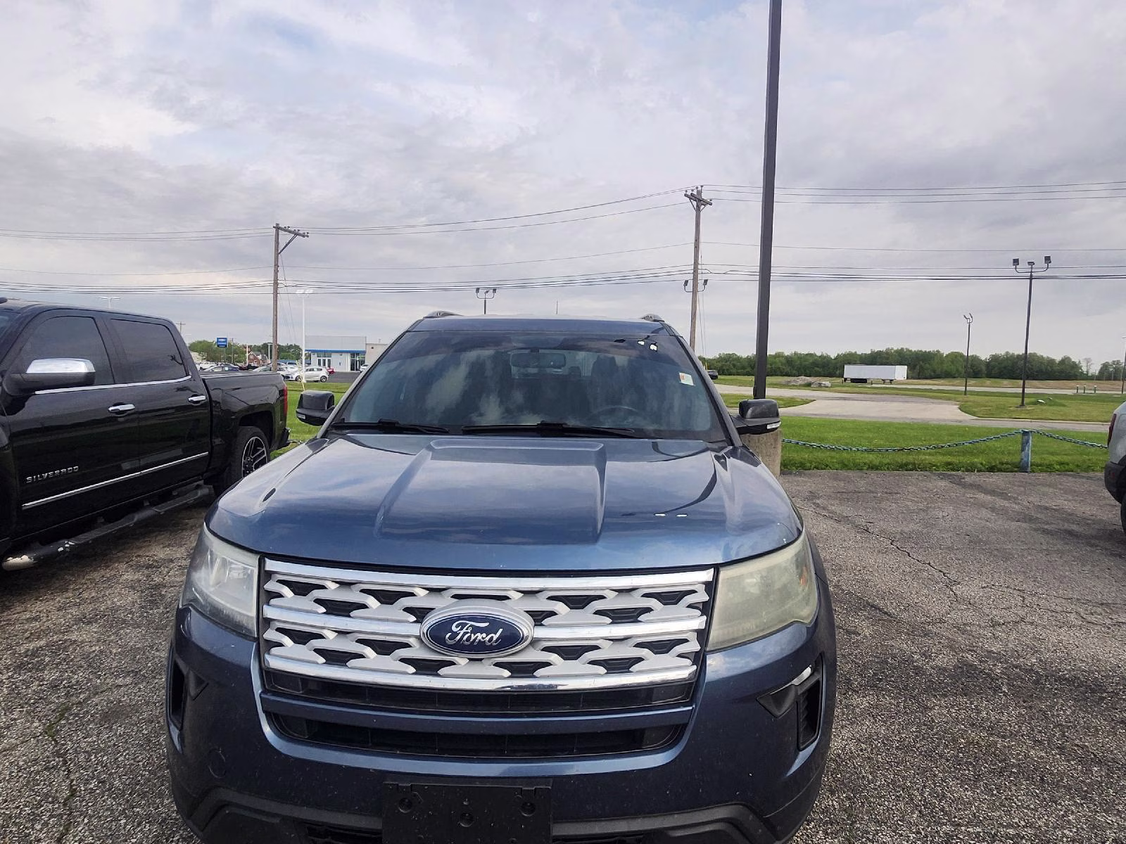 2018 Blue Ford Explorer XLT 4X4 SUV
