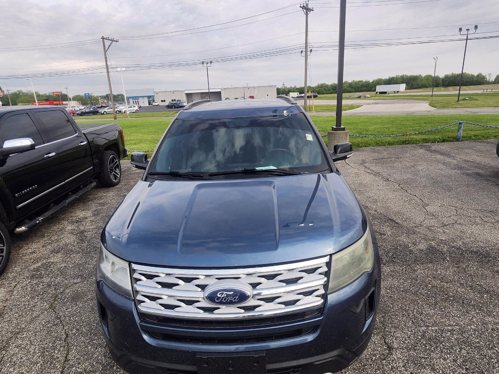 2018 Blue Ford Explorer XLT 4X4 SUV