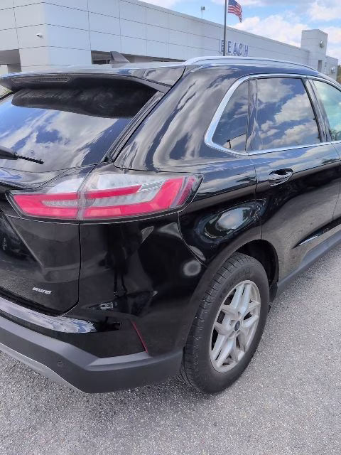 2022 Agate Black Metallic Ford Edge SEL AWD SUV