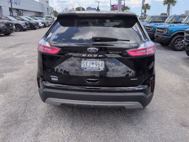 2022 Agate Black Metallic Ford Edge SEL AWD SUV