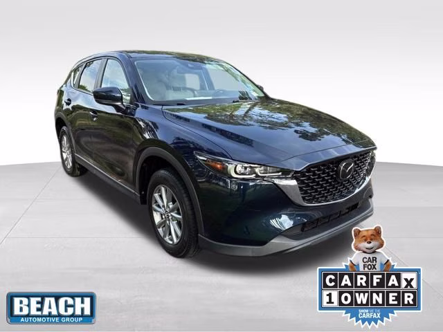 2023 Deep Crystal Blue Mica Mazda CX-5 2.5 S Preferred Package AWD SUV