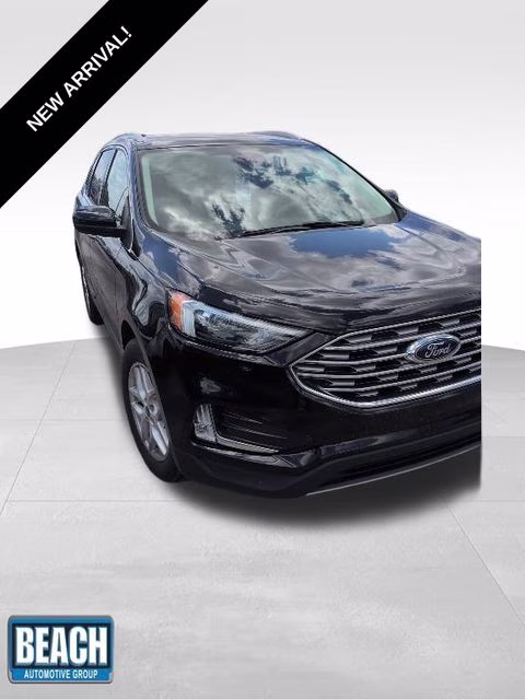 2022 Agate Black Metallic Ford Edge SEL AWD SUV