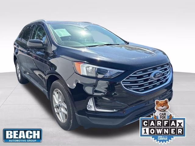 2022 Black Metallic Ford Edge SEL AWD SUV